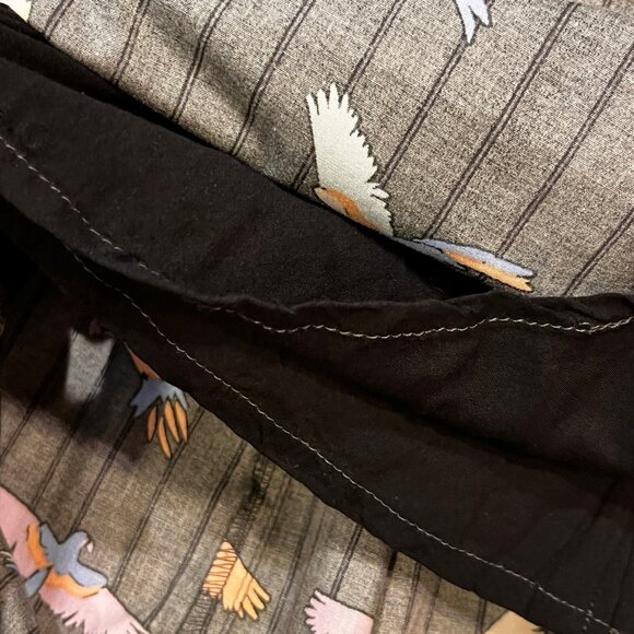 Free People Midi Dress Parrot Size 6 Sunshine of Your Love Printed A-Line Dress - Picture 15 of 16